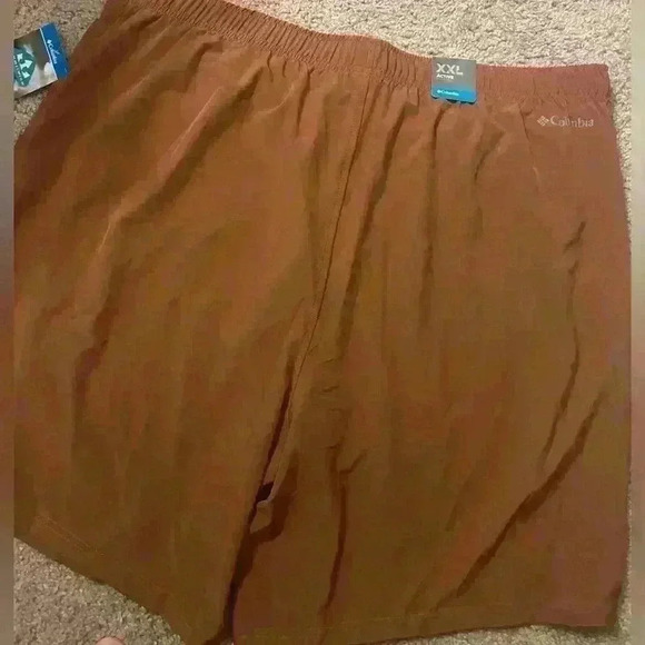 Columbia men’s Omni-wick dri-fit shorts size XXL burnt orange NWT - Picture 2 of 3
